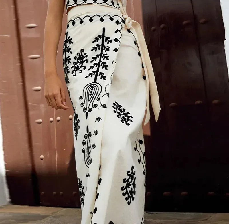 Fumo | Top Met Wijde Rok Set