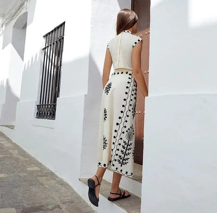 Fumo | Top Met Wijde Rok Set