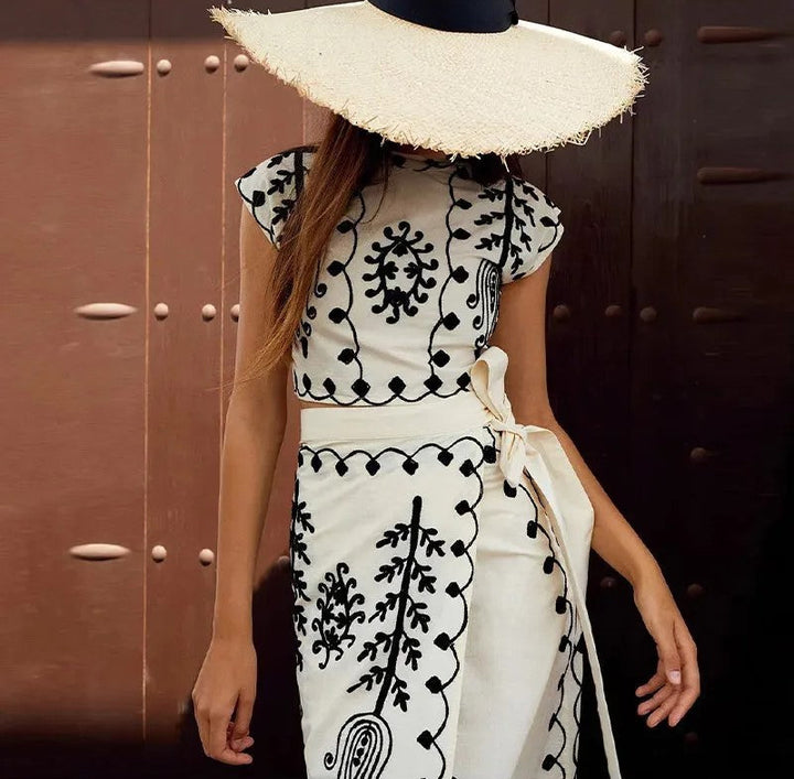 Fumo | Top Met Wijde Rok Set