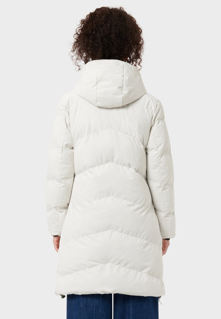 Sera | Verwarmde jas lang beige