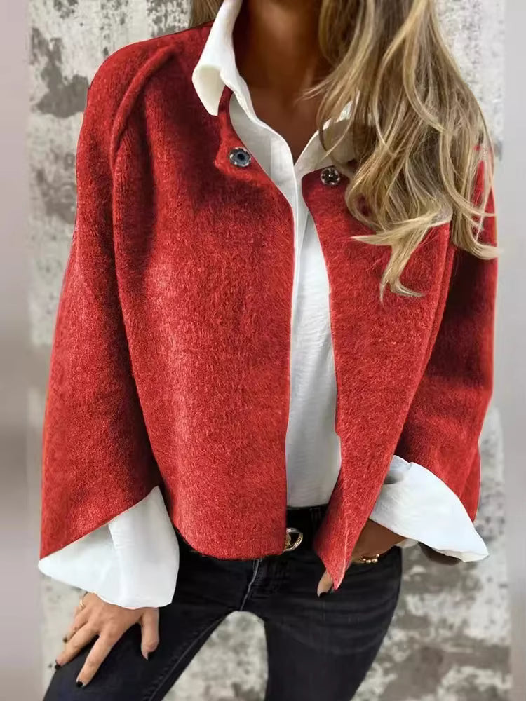 Elsá - Korte jas met chique uitlopende mouwen