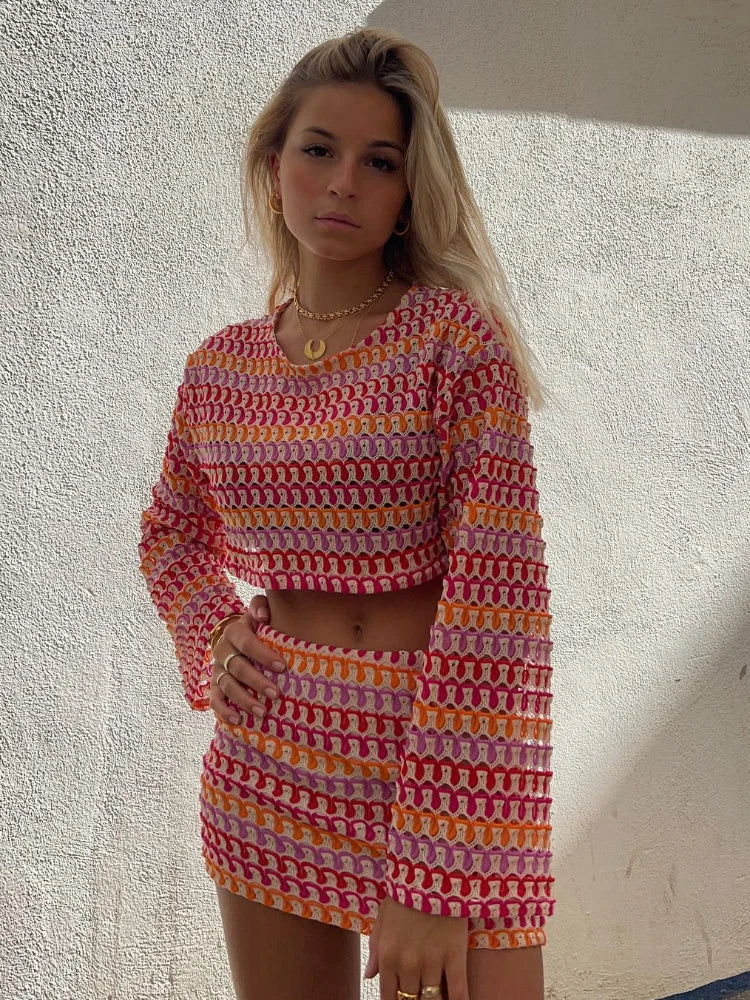 Cielo  | Uitlopende Twee-delige Set