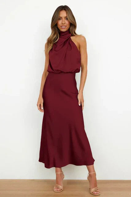 Benthe - Off-Shoulder Midi-Jurk