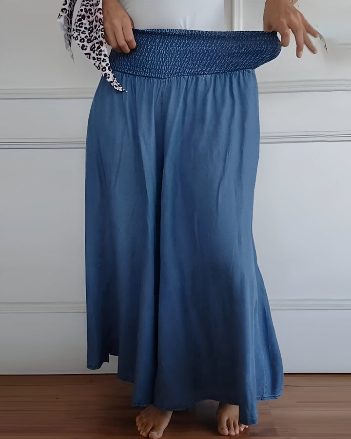 Linda-modehuis™ | Comfortabele broek met een elastische taille