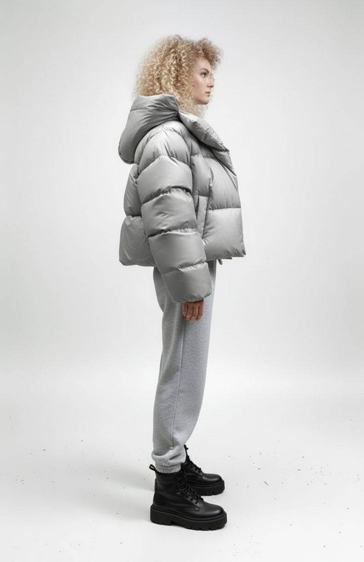 Nero | Oversized winterjas, comfortabel en met afneembare capuchon