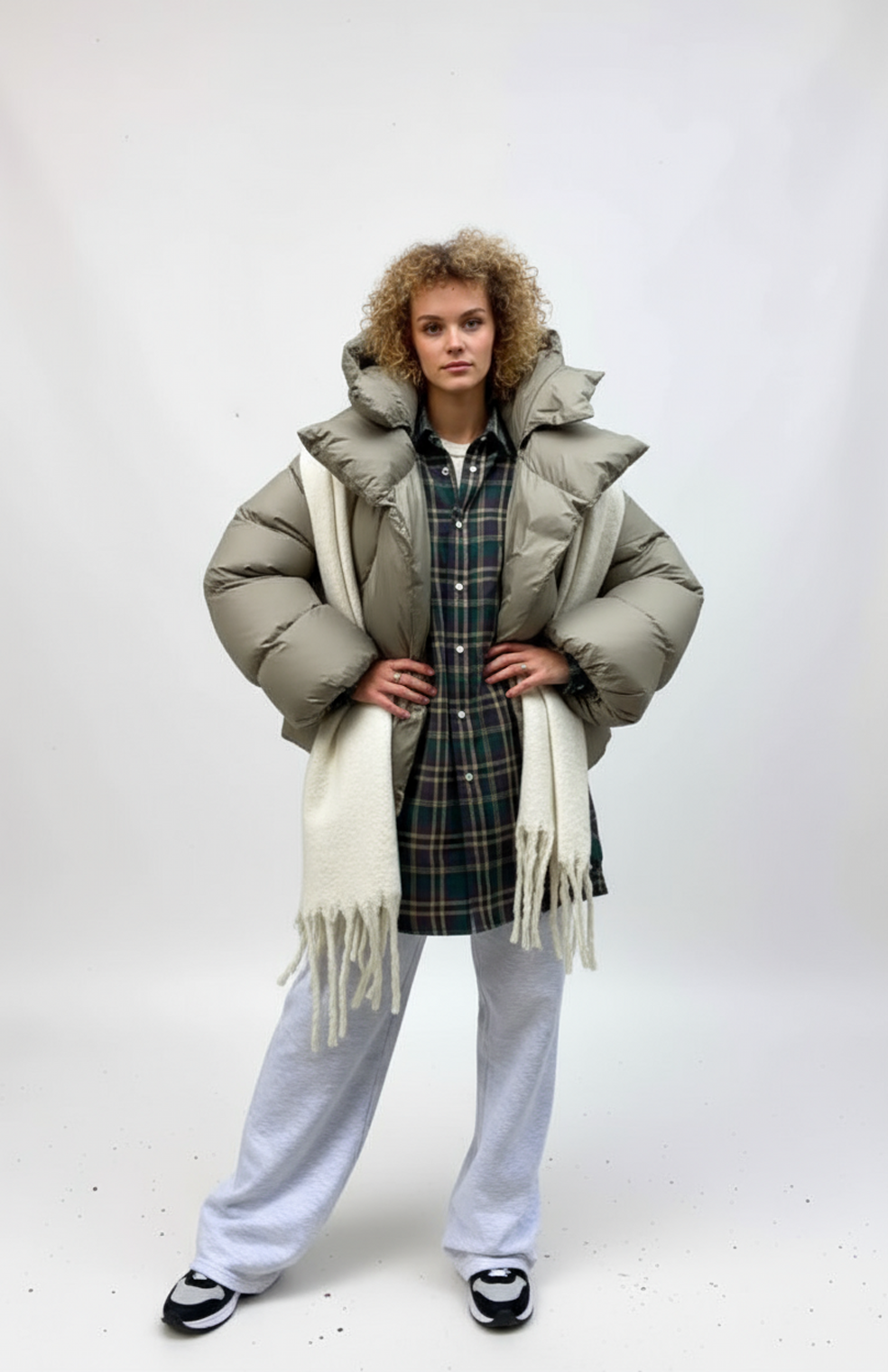 Nero | Oversized winterjas, comfortabel en met afneembare capuchon