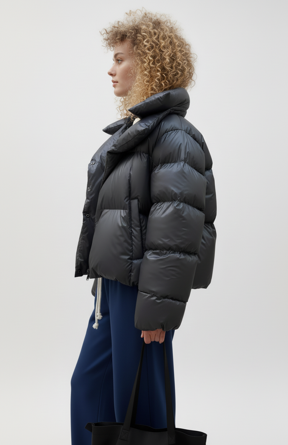Nero | Oversized winterjas, comfortabel en met afneembare capuchon