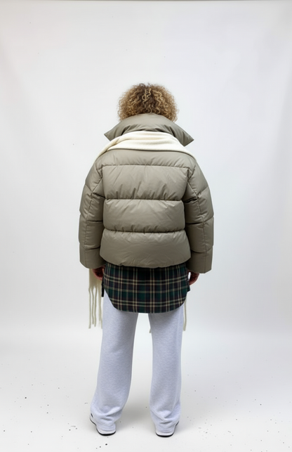 Nero | Oversized winterjas, comfortabel en met afneembare capuchon