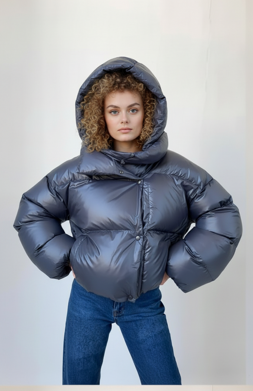 Nero | Oversized winterjas, comfortabel en met afneembare capuchon