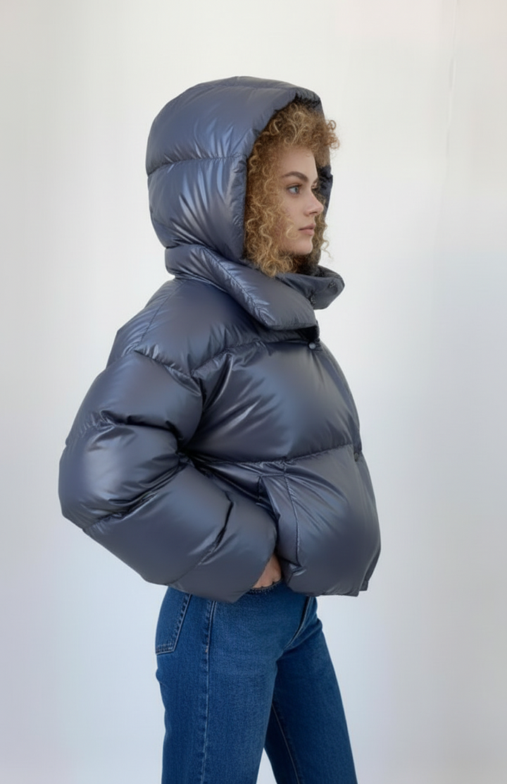 Nero | Oversized winterjas, comfortabel en met afneembare capuchon