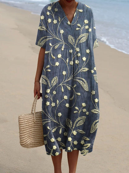 Edith | Vintage bloemenjurk – Elegant, Fris & Tijdloos